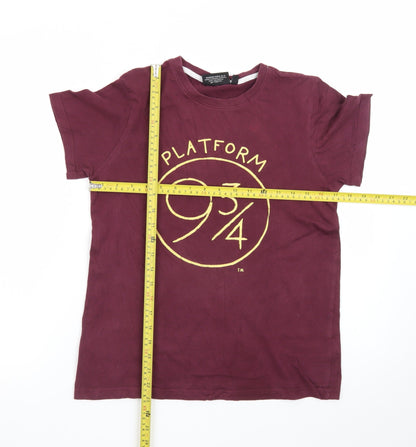Harry Potter Boys Red Platform 9¾ Graphic T-Shirt 11-12 Years