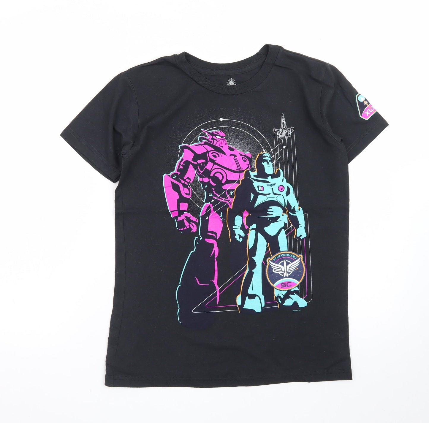 Disney Toy Story Buzz Lightyear Teens Black L Graphic T-Shirt