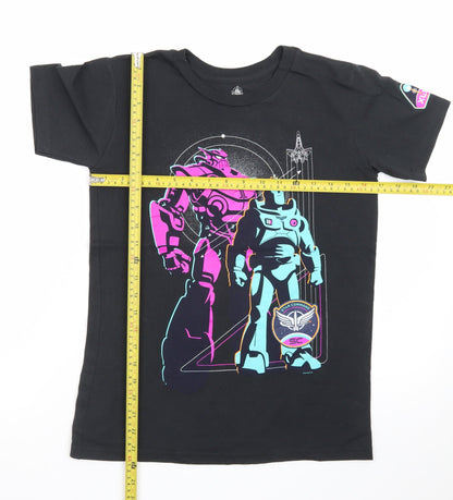 Disney Toy Story Buzz Lightyear Teens Black L Graphic T-Shirt