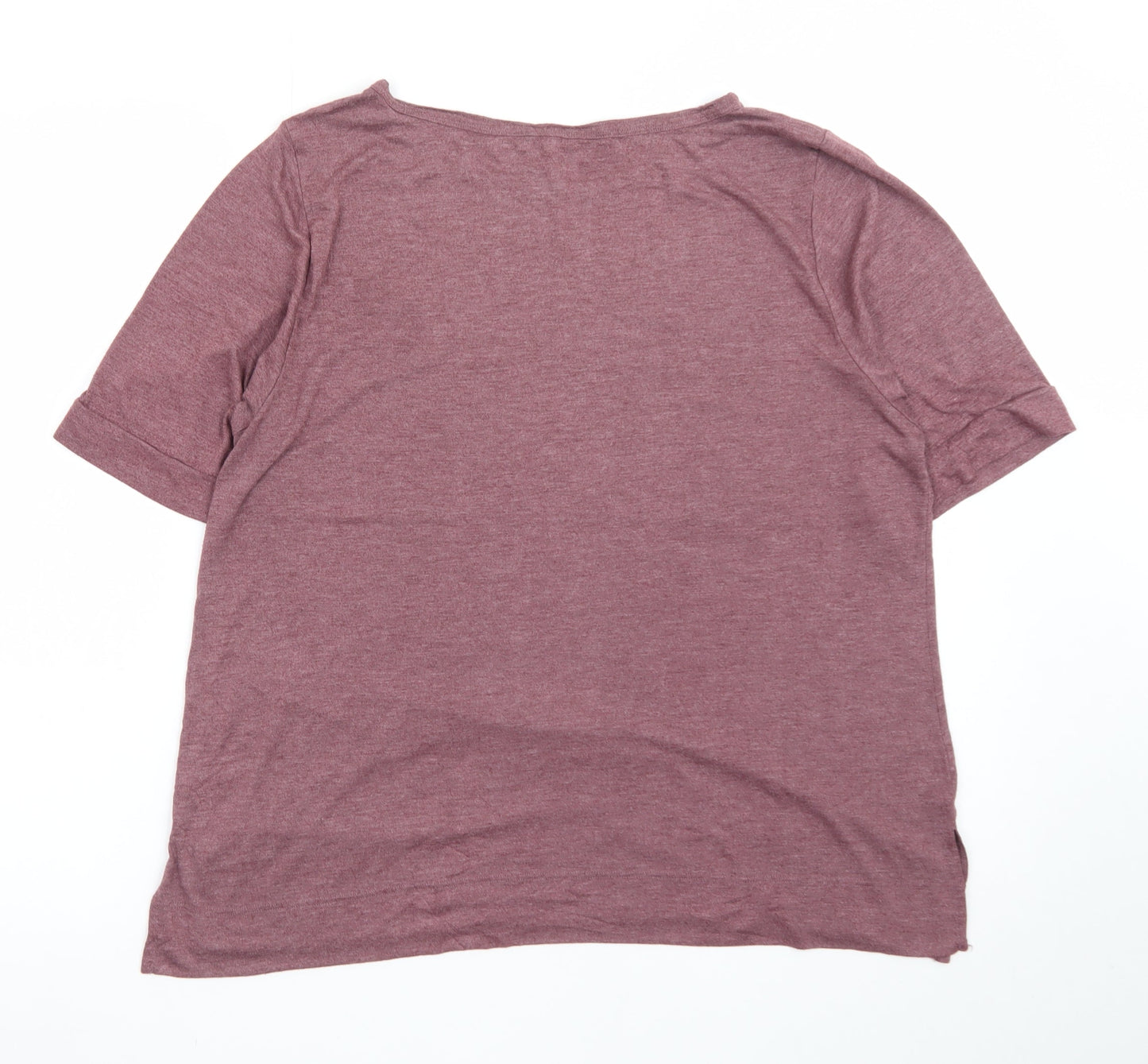 Calvin Klein Men's Burgundy Short Sleeve Sleepwear Top XL