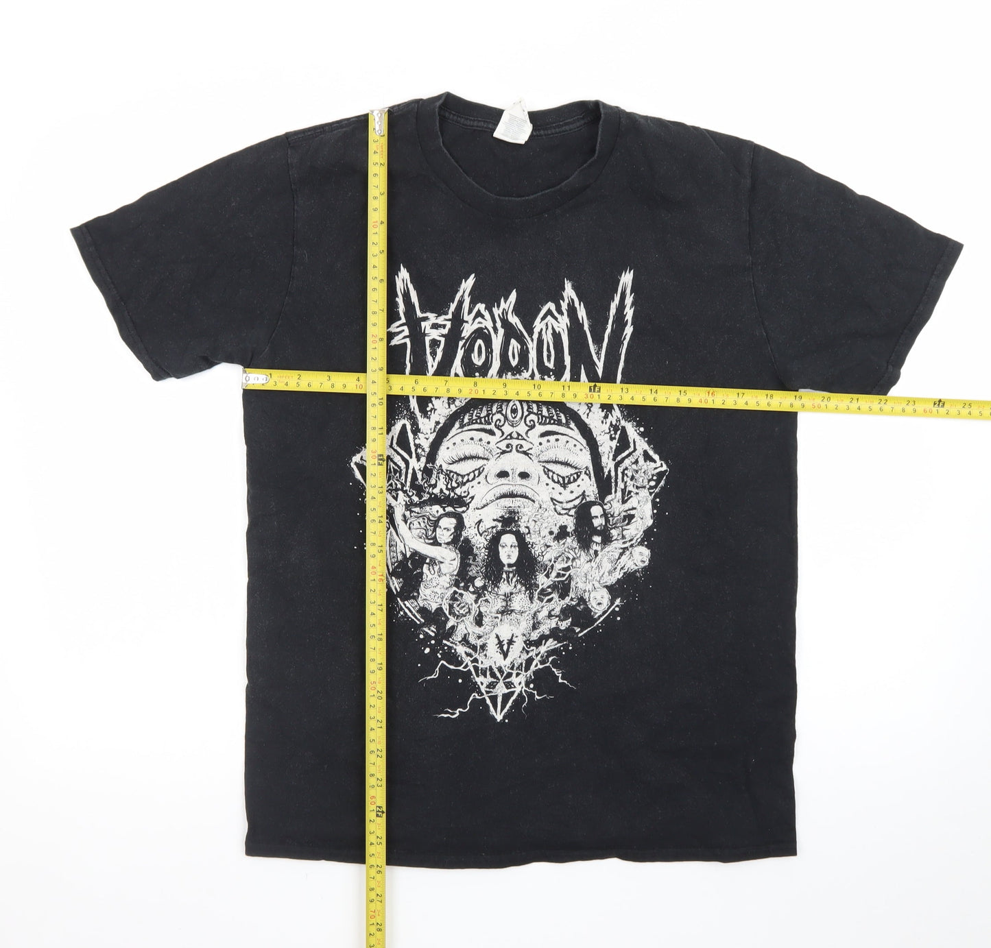 Gildan Men's Black Medium Band Graphic Rock T-Shirt