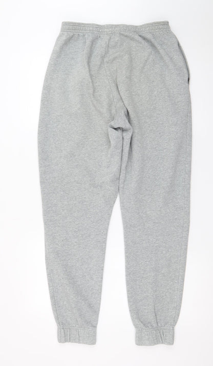Nike Men's Grey Fleece Sweatpants M Regular Fit Tapered