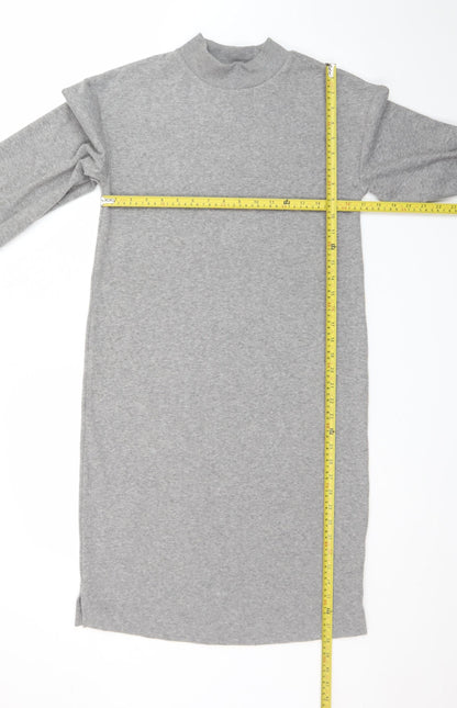 Marks and Spencer Women’s Grey Long Sleeve T-Shirt Dress Size 10
