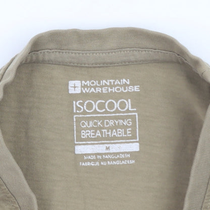 Mountain Warehouse Men's Beige ISOCool Quick Dry T-Shirt M