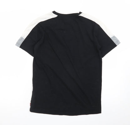 Levi's Teens Black 14 Plus Crew Neck Short Sleeve Cotton T-Shirt