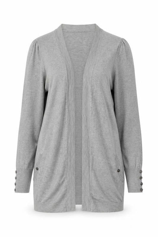 Wallis Women’s Grey Longline Knit Cardigan Size 14