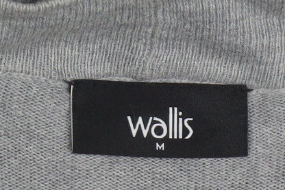 Wallis Women’s Grey Longline Knit Cardigan Size 14