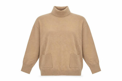 Wallis Womens Beige Roll Neck Pullover Jumper M