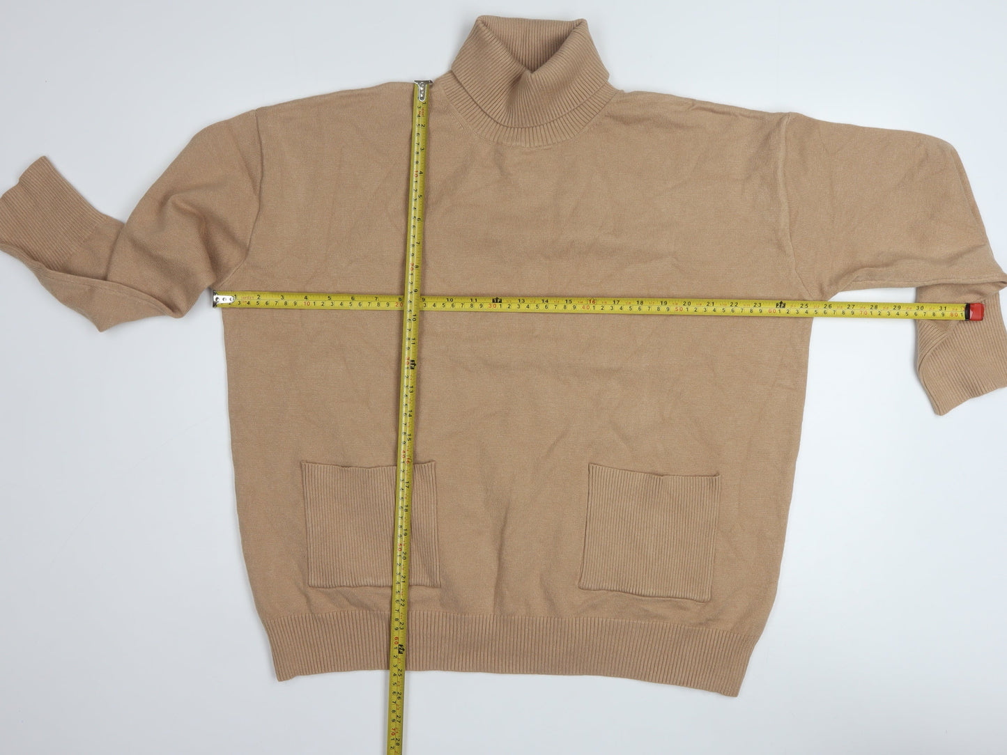 Wallis Womens Beige Roll Neck Pullover Jumper M