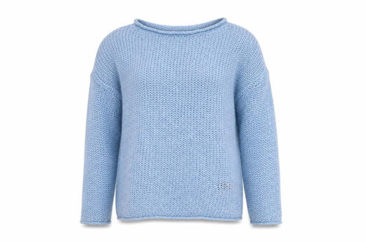 ASOS Women Blue Chunky Knit Pullover Jumper Size M