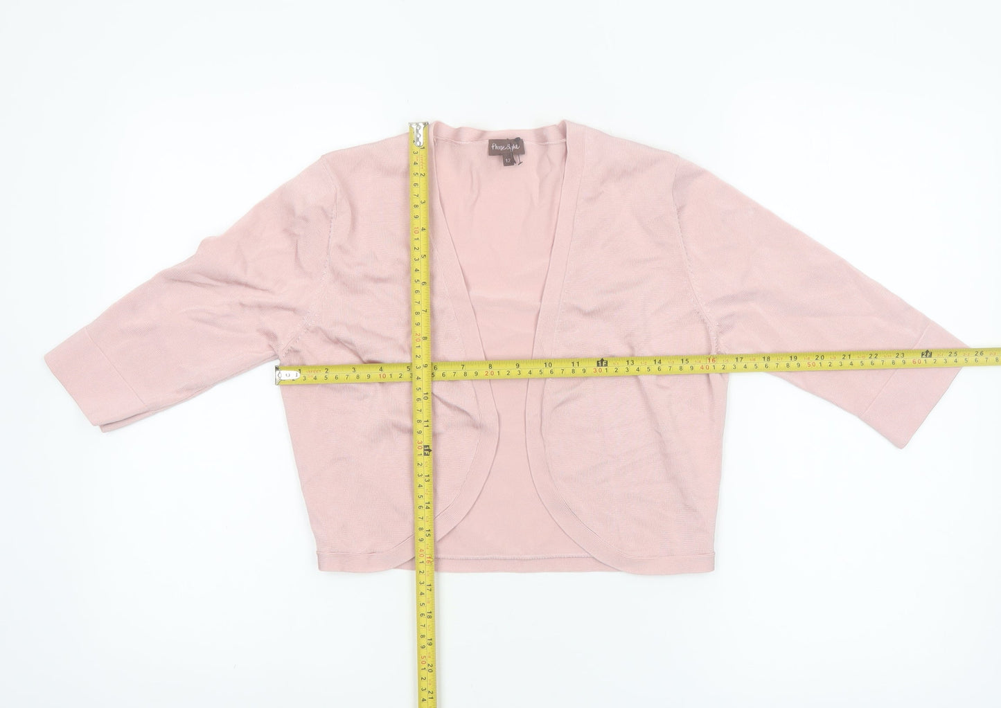 Phase Eight Women Pink Size 12 Lightweight Knit Cardigan