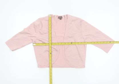 Phase Eight Women Pink Size 12 Lightweight Knit Cardigan