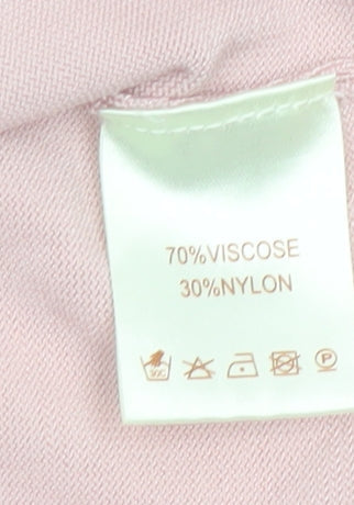 Phase Eight Women Pink Size 12 Lightweight Knit Cardigan