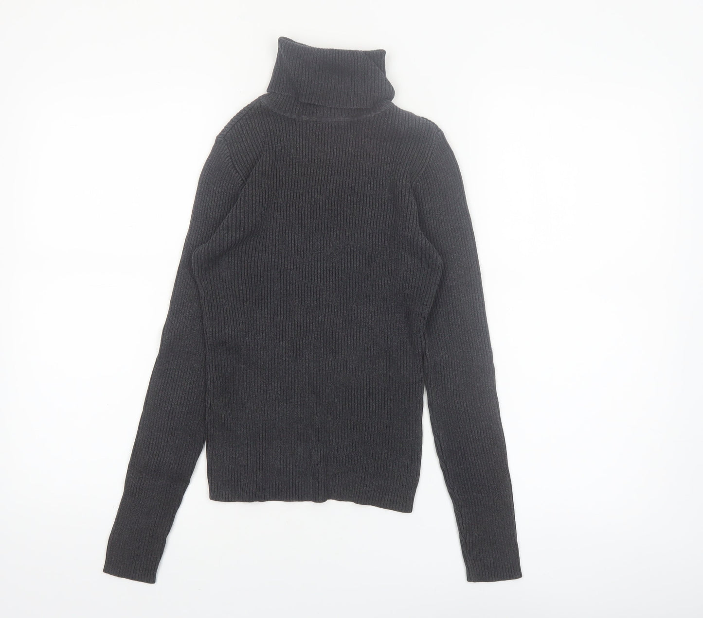 GAP Women’s Black Roll Neck Cotton Jumper XS