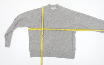 Uniqlo Women’s Grey Wool Crew Neck Pullover Jumper L