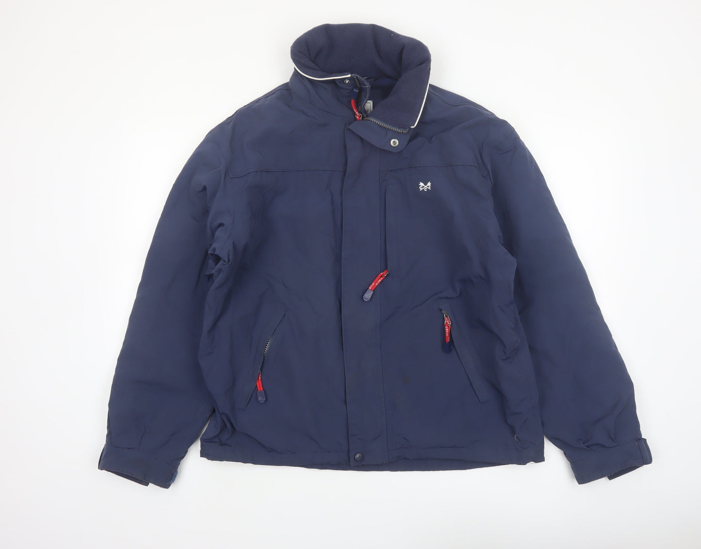 Crew Clothing Co. Men’s Blue M Mid-Length Nylon Jacket