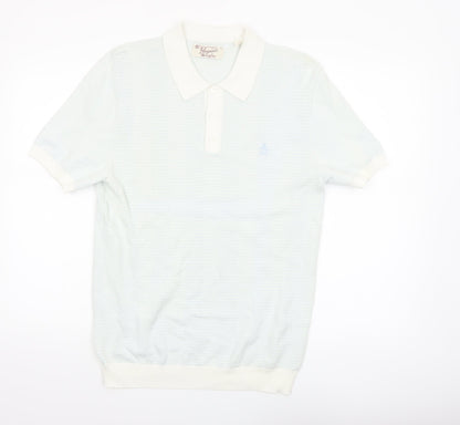 Original Penguin Men’s White Cotton Polo Shirt M Regular Fit