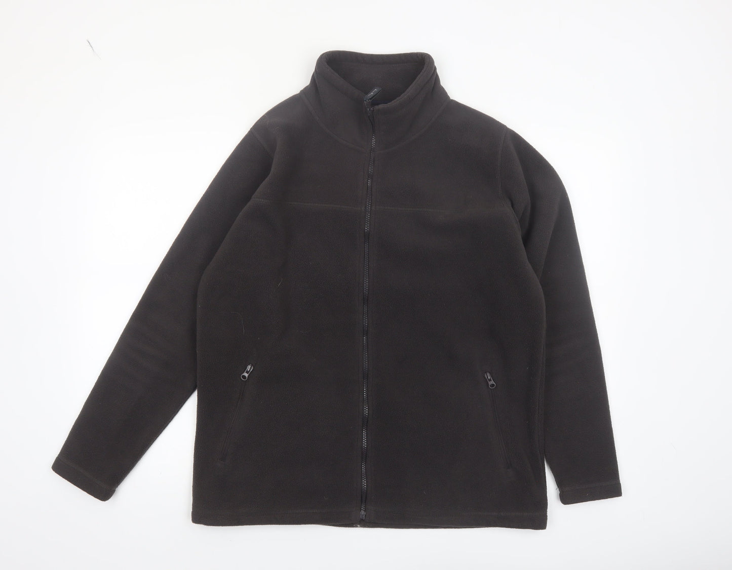 James Pringle Men's Black Fleece Full Zip Jacket Size S