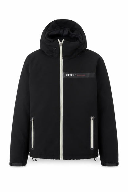 Cross Men's Black XL Soft Shell Hooded Jacket