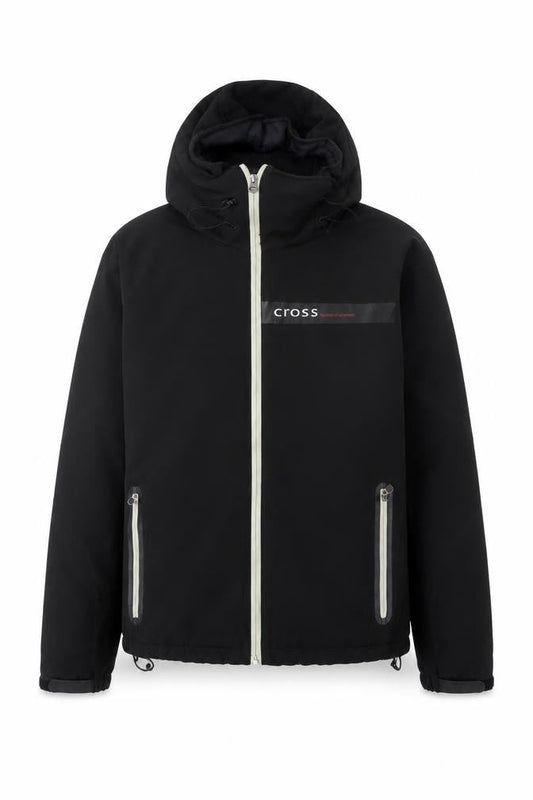 Cross Men's Black XL Soft Shell Hooded Jacket