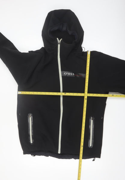 Cross Men's Black XL Soft Shell Hooded Jacket