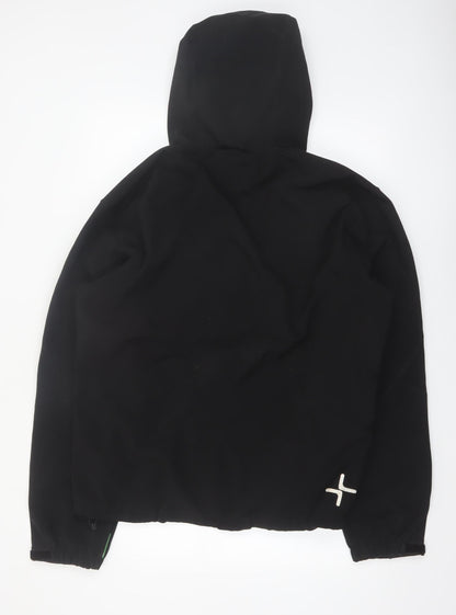 Cross Men's Black XL Soft Shell Hooded Jacket