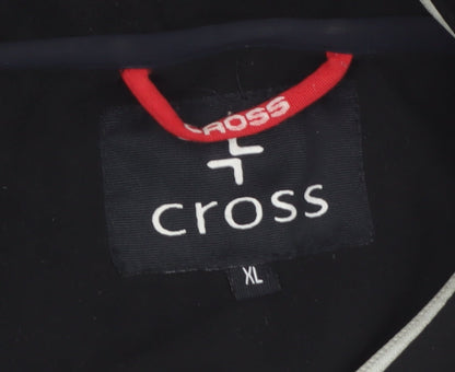 Cross Men's Black XL Soft Shell Hooded Jacket