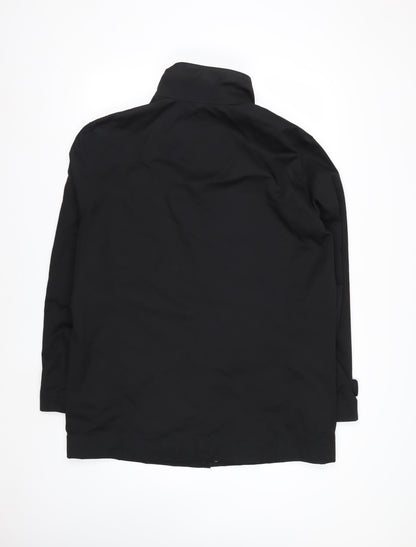 Marks and Spencer Men's Black Waterproof Mid-Length Coat Size M