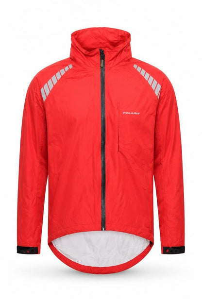 Polaris Men's Red Small Windproof Cycling Jacket Waterproof Lightweight