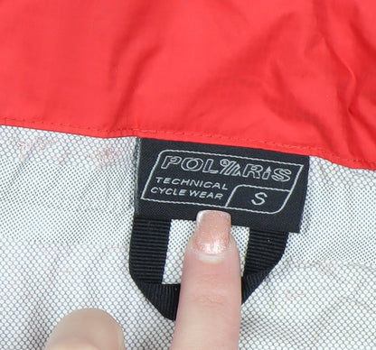 Polaris Men's Red Small Windproof Cycling Jacket Waterproof Lightweight
