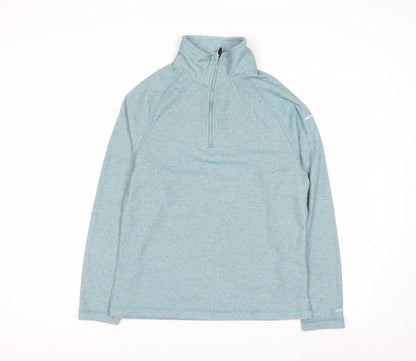 Trespass Women’s Blue 1/2 Zip Pullover Sweatshirt UK 8 XS