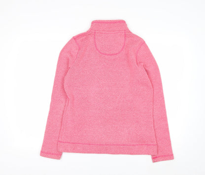 Weird Fish Women’s Pink Full Zip Fleece Size 10