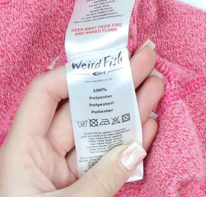 Weird Fish Women’s Pink Full Zip Fleece Size 10