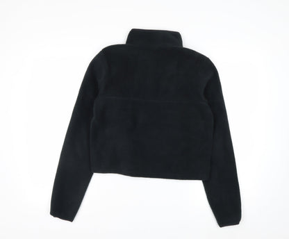 Columbia Women XS Black 1/4 Snap Fleece Pullover Sweatshirt