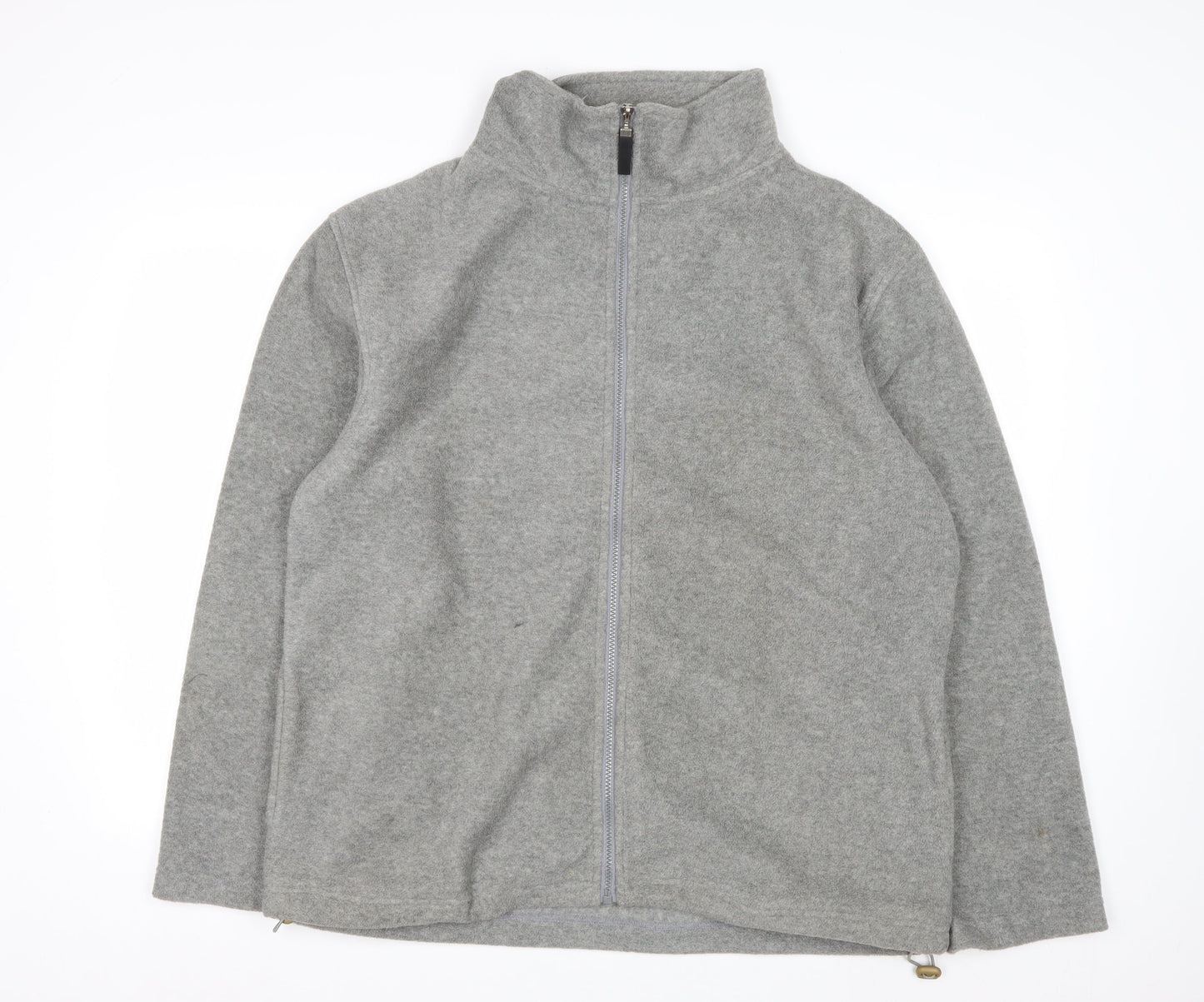 Ice Age Men's Grey Full Zip Fleece Sweatshirt Size L