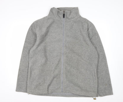 Ice Age Men's Grey Full Zip Fleece Sweatshirt Size L