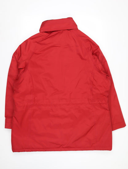 Regatta Women's Red Waterproof Parka Jacket Size 20 Lined Hooded