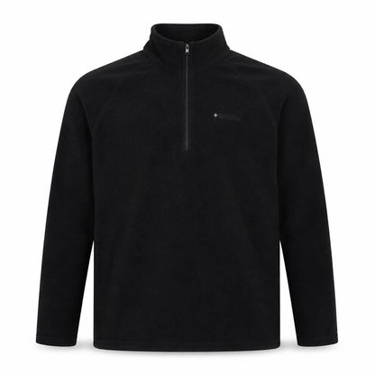 Mountain Warehouse Mens Black Fleece Pullover Sweatshirt L