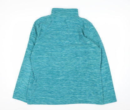 Mountain Warehouse Womens Blue 1/2 Zip Pullover Sweatshirt UK 20