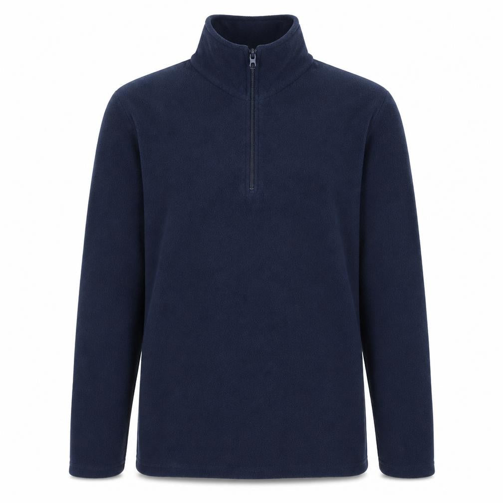 Mountain Warehouse Men’s Blue 1/4 Zip Fleece Pullover Sweatshirt M