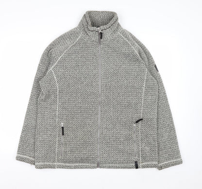 Craghoppers Women’s Grey Full Zip Fleece Sweatshirt UK 16