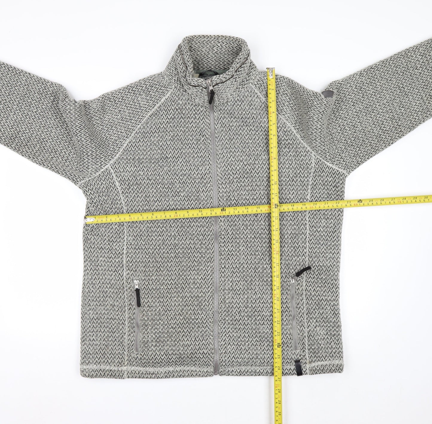 Craghoppers Women’s Grey Full Zip Fleece Sweatshirt UK 16