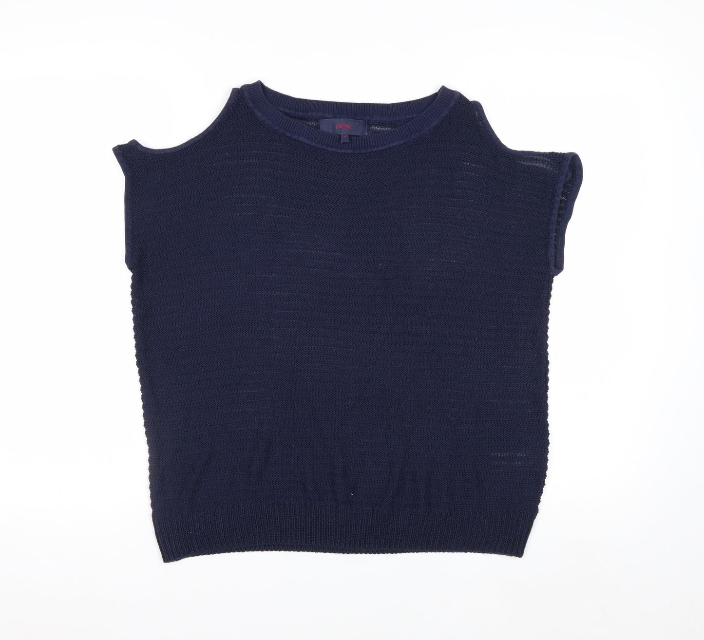 Next Women’s Blue Cold Shoulder Knit Jumper Size 10