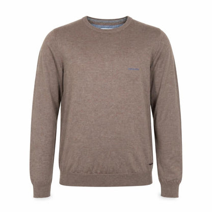 don algodon Men's Brown M Crew Neck Pullover Jumper