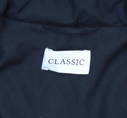 Marks and Spencer Women’s Black Fur Trim Hooded Parka Coat Size 8
