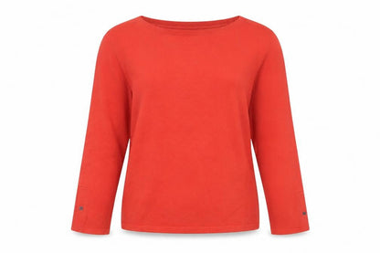 Talbots Women's Red Medium Boat Neck Knit Pullover Jumper