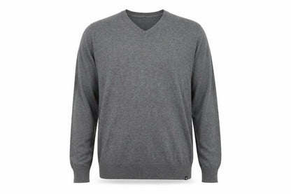 Hurley Men's Grey Cotton V-Neck Pullover Jumper XL