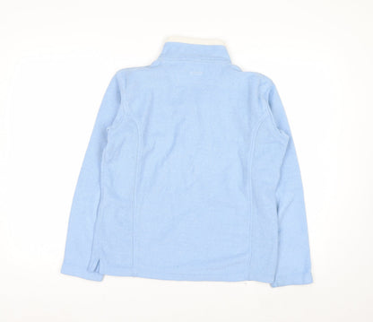 Musto Women Blue Fleece 1/2 Zip Pullover Sweatshirt Size 10