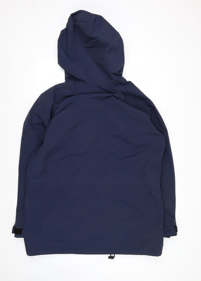 Karrimor Mens Blue XL Waterproof Parka Jacket Hooded Outdoor