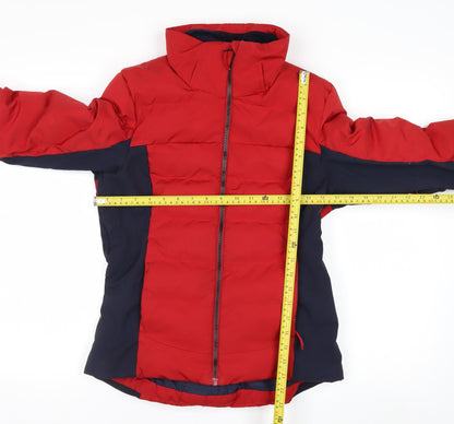 Salomon Men's Red XS Puffer Jacket Ski Water Resistant Winter Coat